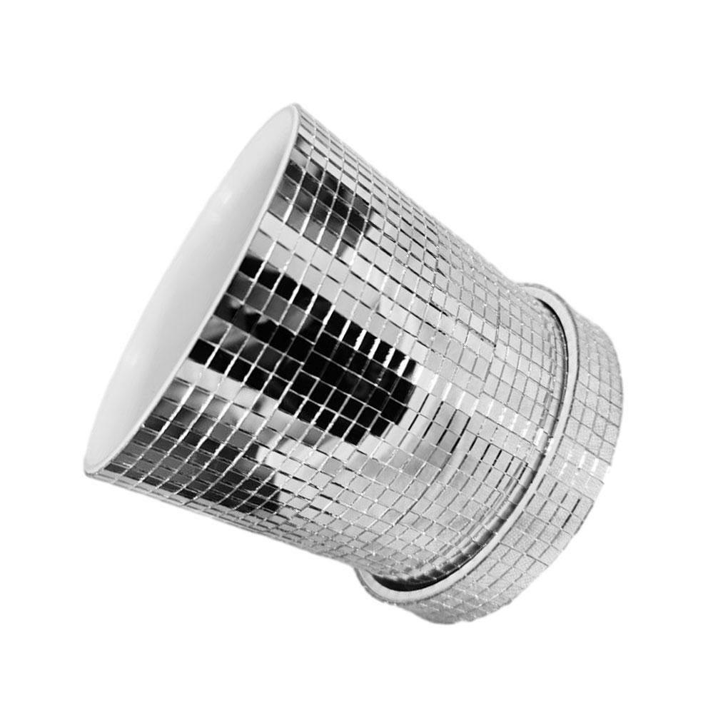 Glass Mirror Shining Ceramic Planter Pot Daily Decoration Disco Ball Planter Pot With Drainage Hole