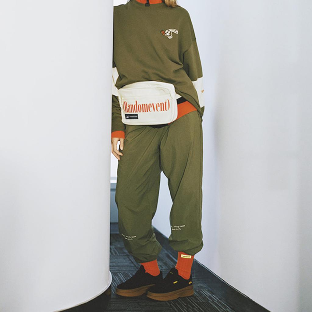 Puma x Randomevent Woven Pants Men bottoms Brown Olive 59666649