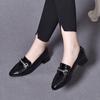 Single Shoes Loafers Leather Shoes