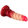 Gradient Color Twist Shape Female Anal Plug Anal Dilator Female Imitation Phallus Adult Sex Toys