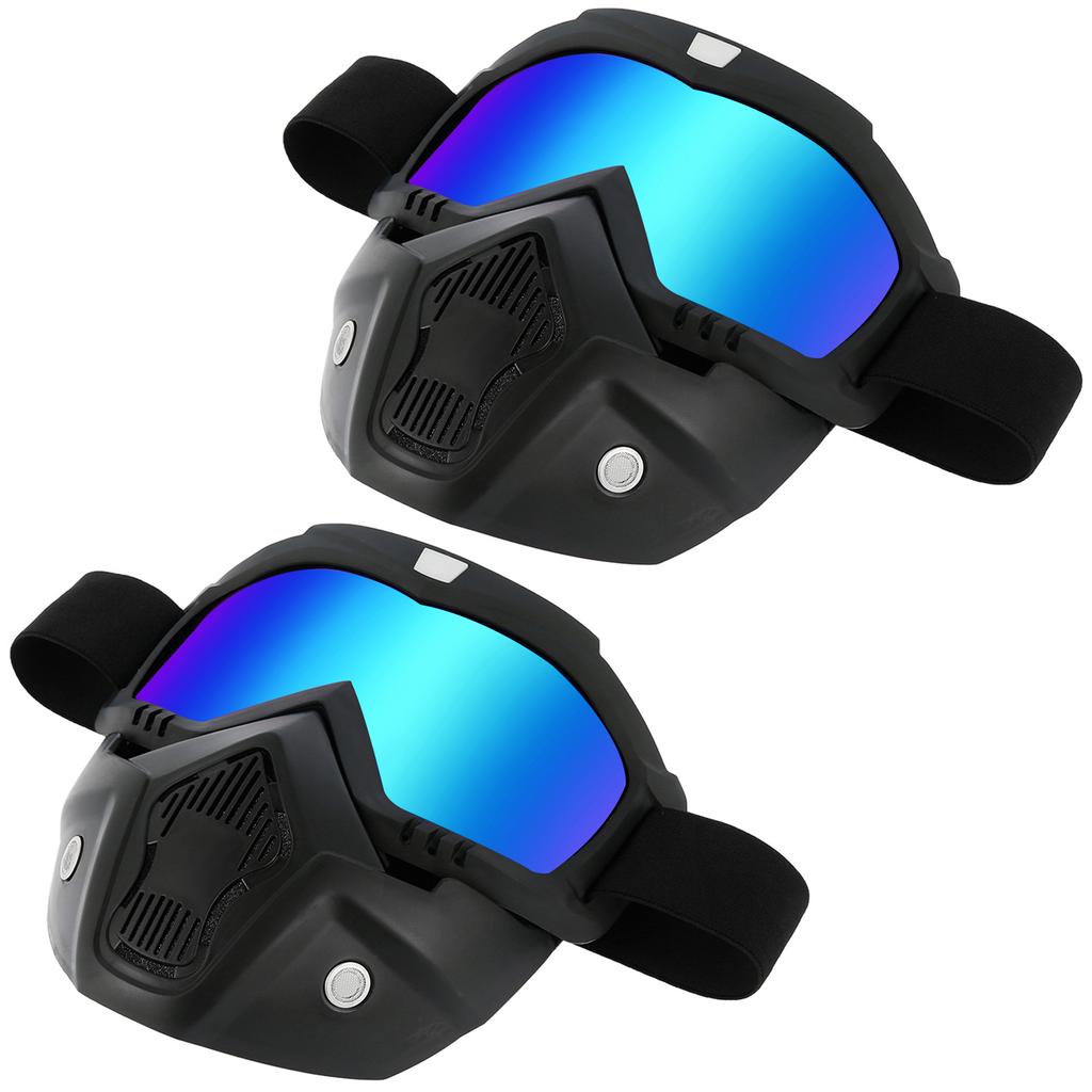 Dustproof Motocross Glasses Windproof Motorcycle Goggles Breathable Full Face Protective Motorbike Dirt Bike MTB Helmet Mask