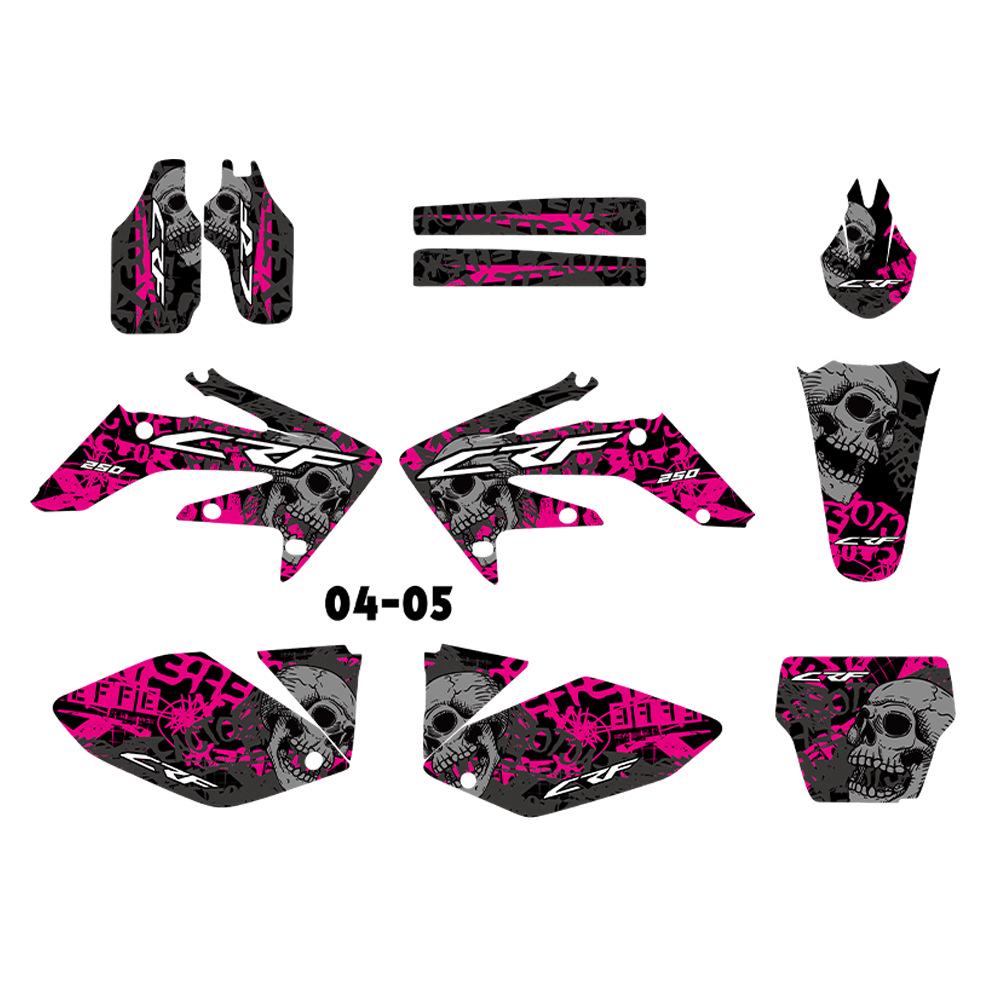 CRF250R CRF250 Off-Road Stickers (2004-2009)