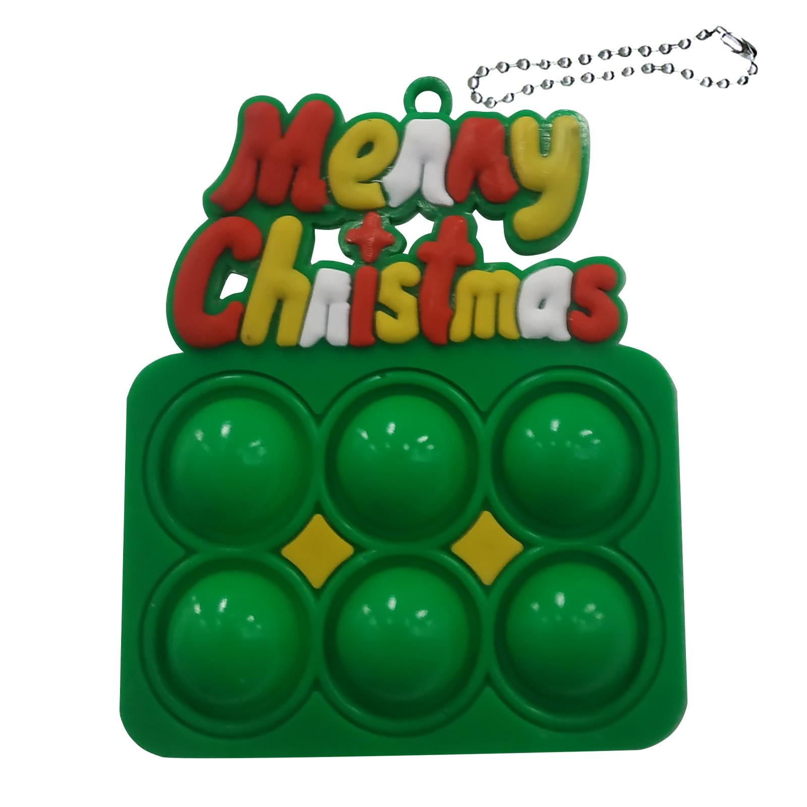 

Рождественская силиконовая сенсорная декомпрессия, настольная головоломка, декомпрессионная игрушка One size