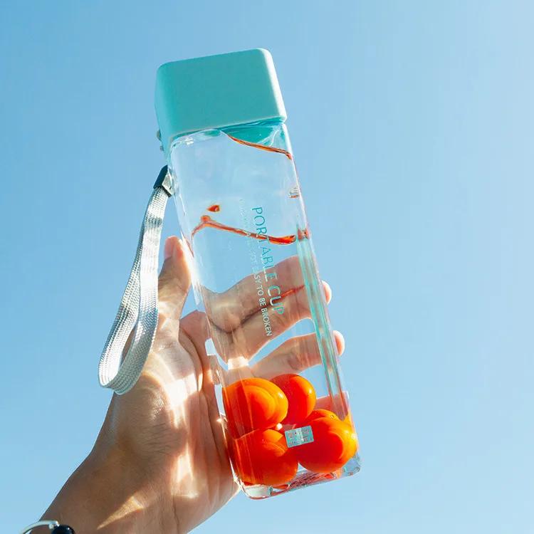 

Sports Water Bottle Durable To Impact and High Temperature Fitness Travel Hiking Portable Sealed and Leak Proof Water Cup 500ML