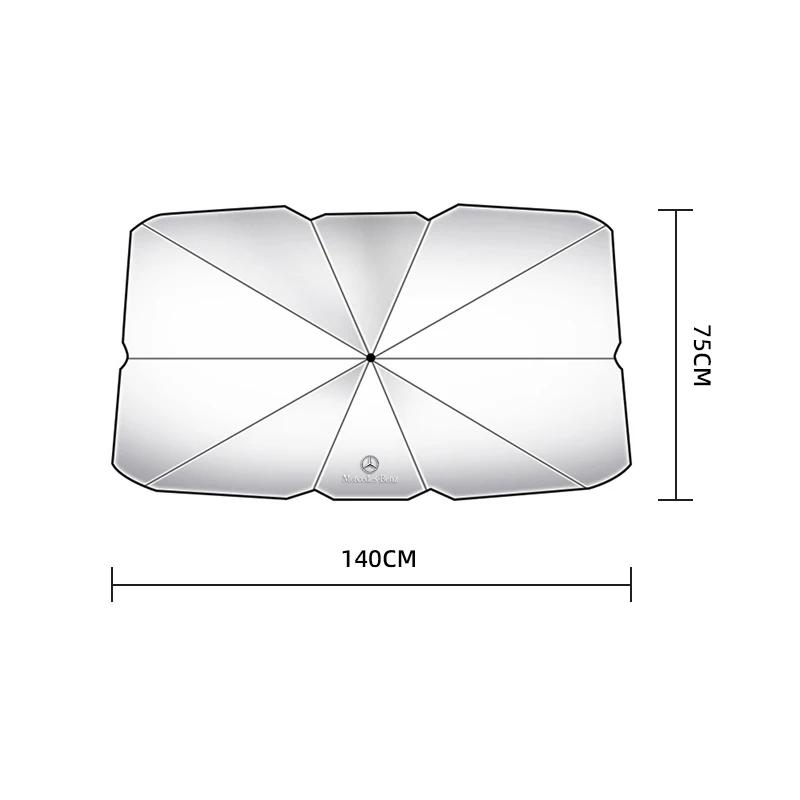 TSGWS1 Hot 2025 Car Sunshade Retractable Sunscreen Heat Insulation Parasol For Mercedes Benz AMG W206 W204 W205 W212 W213 W221 W222 W22