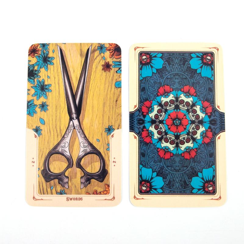78 stk. Kortstokk Orakler Mystisk Spådom Santa Muerte Tarotkort Brettspill