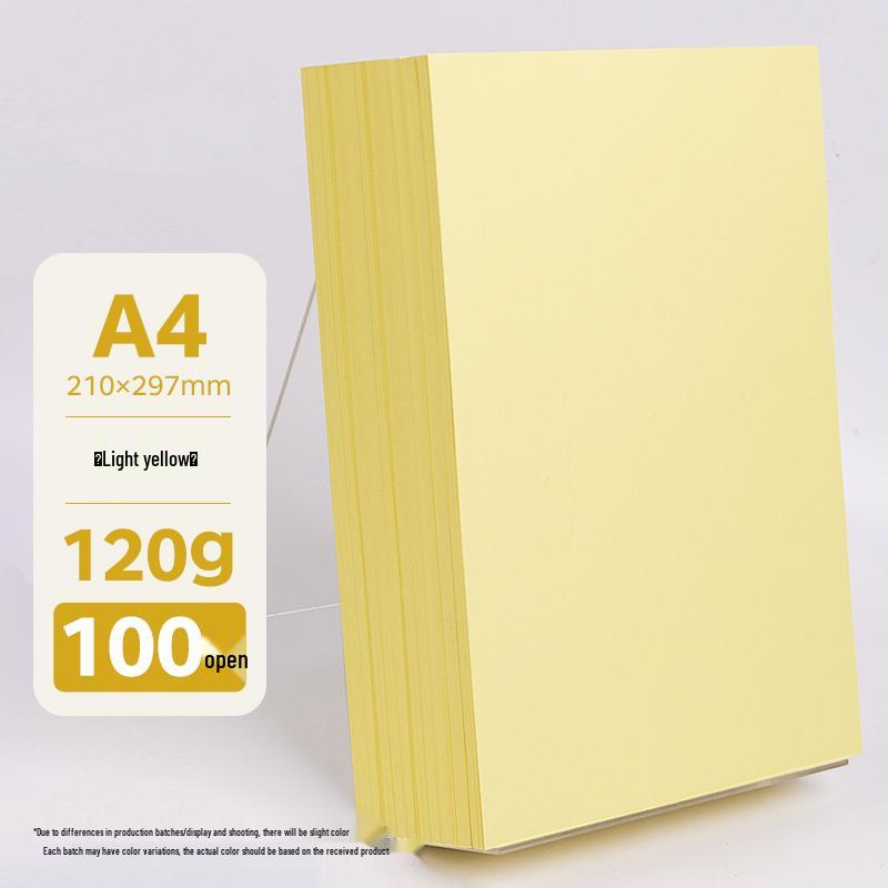 A4 Assorted Color Thickened Origami Paper 80g/120g/150g - Pink, Red, Blue