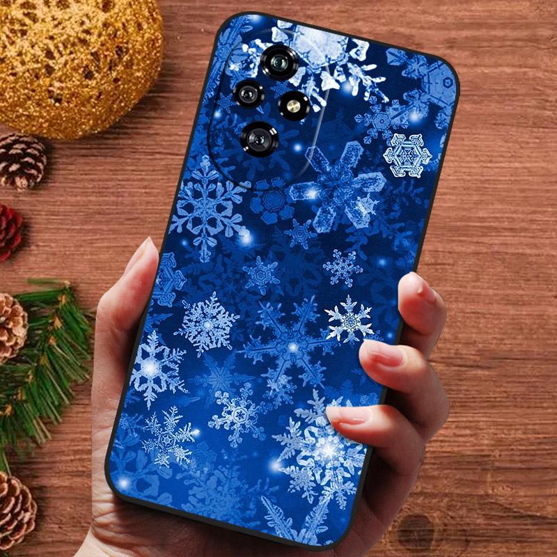 Christmas Silicone Soft Case for Honor 200 Pro 200 Lite 5G 90 Smart X5B Plus Cover Bumper for Honor X6B X6A Cute Bumper Funda