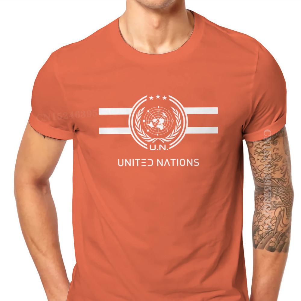 United Nations Logo Hipster TShirts The Expanse Joe Miller James Holden Canterbury TV Male Harajuku Pure Cotton Tops T Shirt