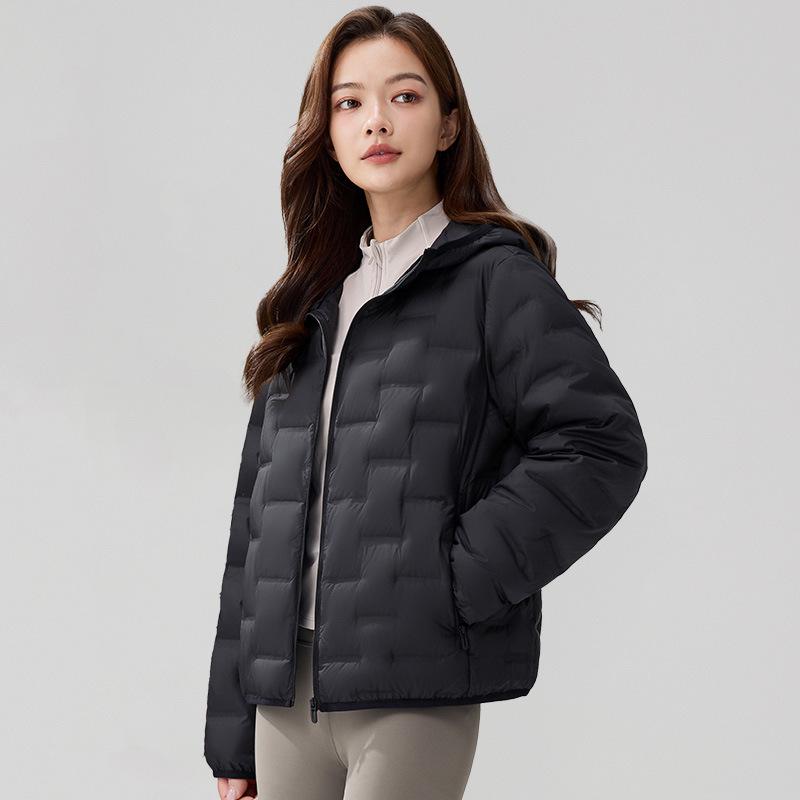 Men's Lightweight Hooded Down Jacket - 2025 Autumn/Winter Fashionable Short Style with 90% White Duck Down.