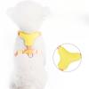 Dog Traction Chest Strap Small and Medium-sized Dog Dopamine Contrast Color Dog Chest and Back Out Breathable Mesh Cloth Puppy Traction Rope