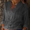 Womens Solid Spring Pink White Fall Blouses Loose Irregular V Neck Long Sleeve Tops