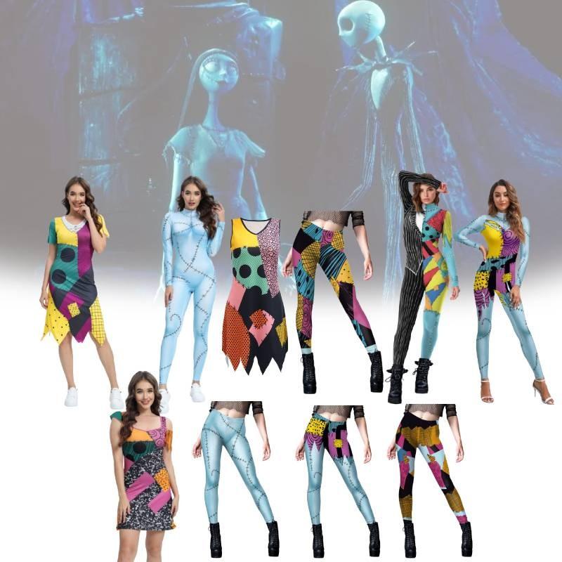 The Before Nightmare Christmas Halloween Cosplays Dress Clothing Plays Role
