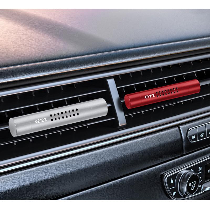 WGLRK1 Car Air Freshener Diffuser Aromatherapy Stick Perfume Clip For VW GTI Polo Golf Passat Tiguan Arteon Touareg Taigo Caddy Jetta