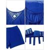 Vestido de Danza Latina para Niñas Niños Diamantes Brillantes Halter Sin Mangas Borlas Vestido de Baile Samba Rumba Jazz Cha Cha Disfraz de Baile