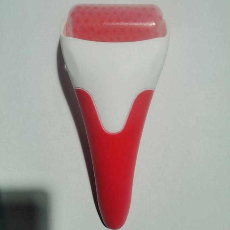 

Роликовый массажер для лица с холодным льдом Инструмент для подтяжки кожи Массаж для подтяжки лица Средства по уходу за кожей для женщин красный