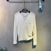C S In The Room Runi Pendant Ribbed Long Sleeve Knit Cardigan 3Color C