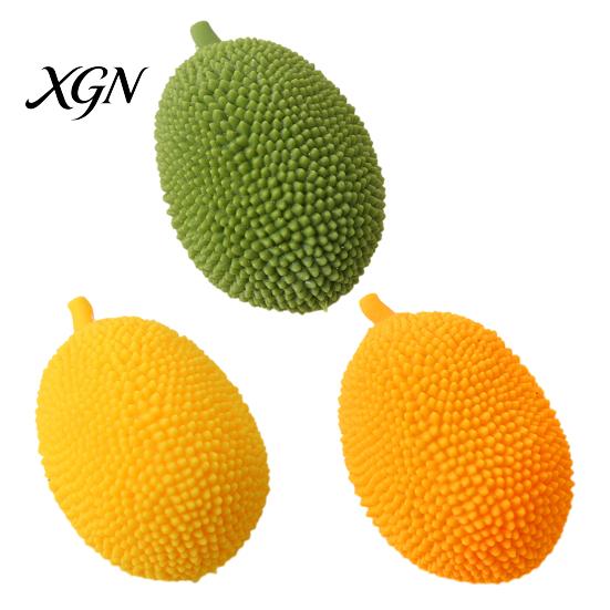 Flour Filled Stress Ball Simulation Jackfruit Squeeze Toy Anxiety Relief Soft TPR Decompression Simulated Fruit Sensory Hand Exercise
