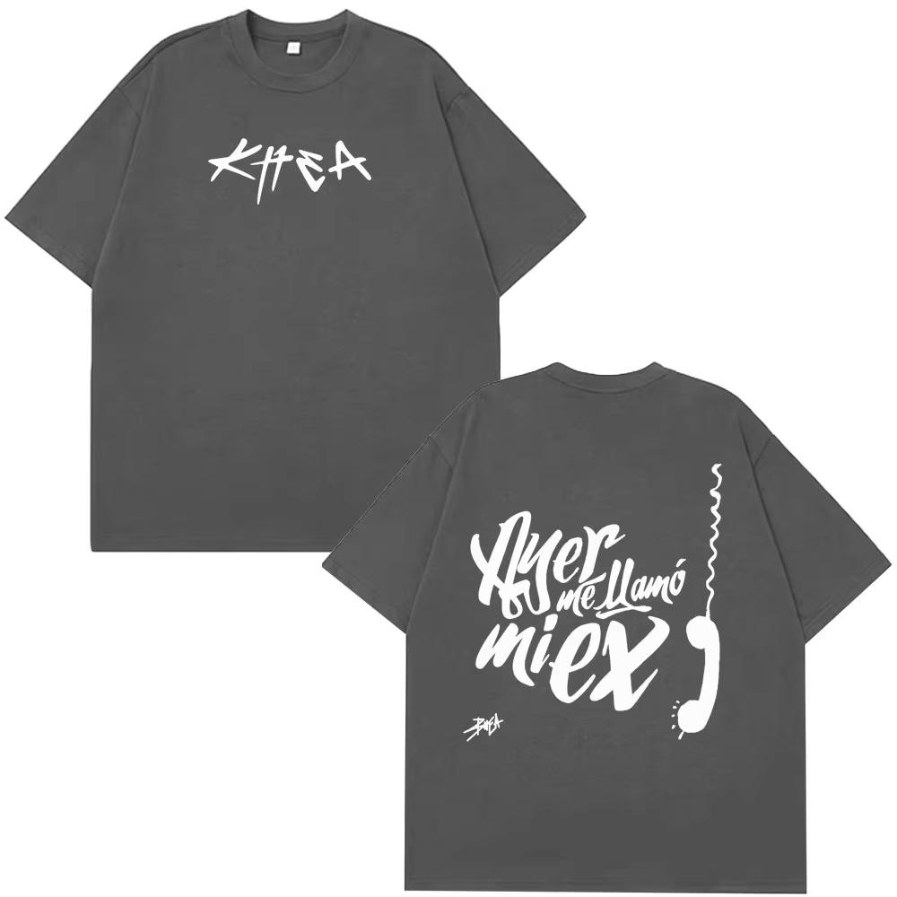 Rapper Khea Fashion Vintage Graphics Tshirt Men Women Harajuku Fashion Tshirts Shortsleeved pure Cotton Casual Streetwear Top