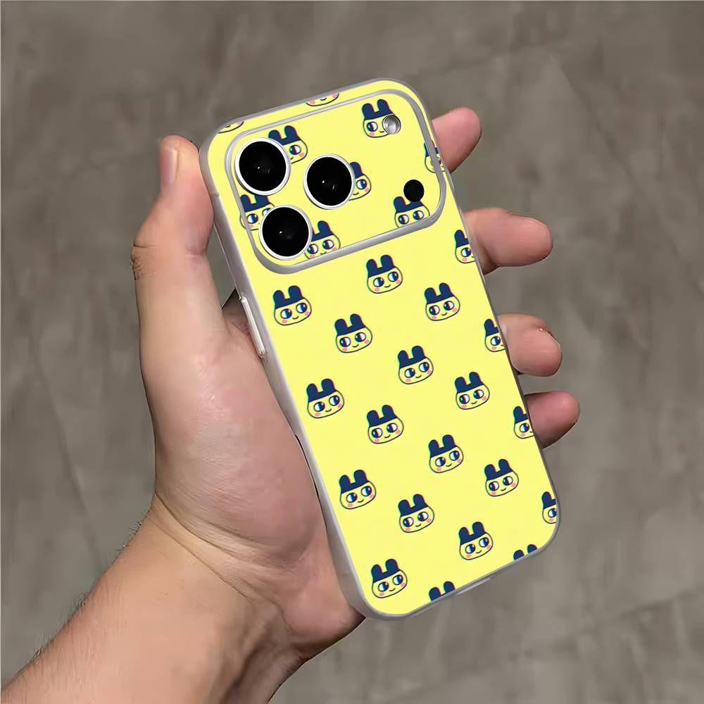 

Cute Game T-Tamagotchis Transparent White Phone Case For iPhone 17,16,15,14,13,12,11,Pro,Max,Plus Magnetic Wireless Charging iPhone17air