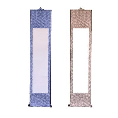 EXDUCT Hängendes Set aus schlichtem japanischem Kalligraphie-Gasenshi Perfekt für Kalligraphie Japanische und gerahmte Kunst Lila Schriftrollen, 2, Weiß, Papier, Papier,