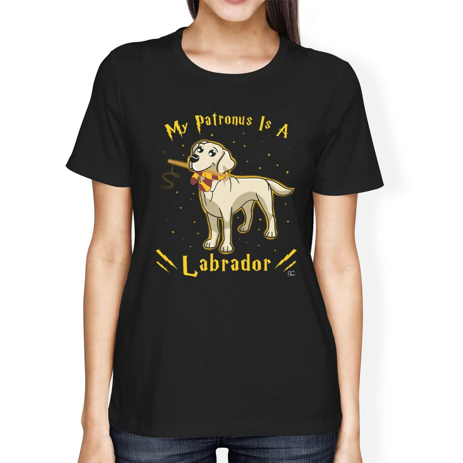 1Tee Womens Loose Fit My Patronus Is A Labrador Dog T-Shirt XL