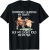Funny Goat Tee for Crazy People Who Speak with Goats T-Shirt