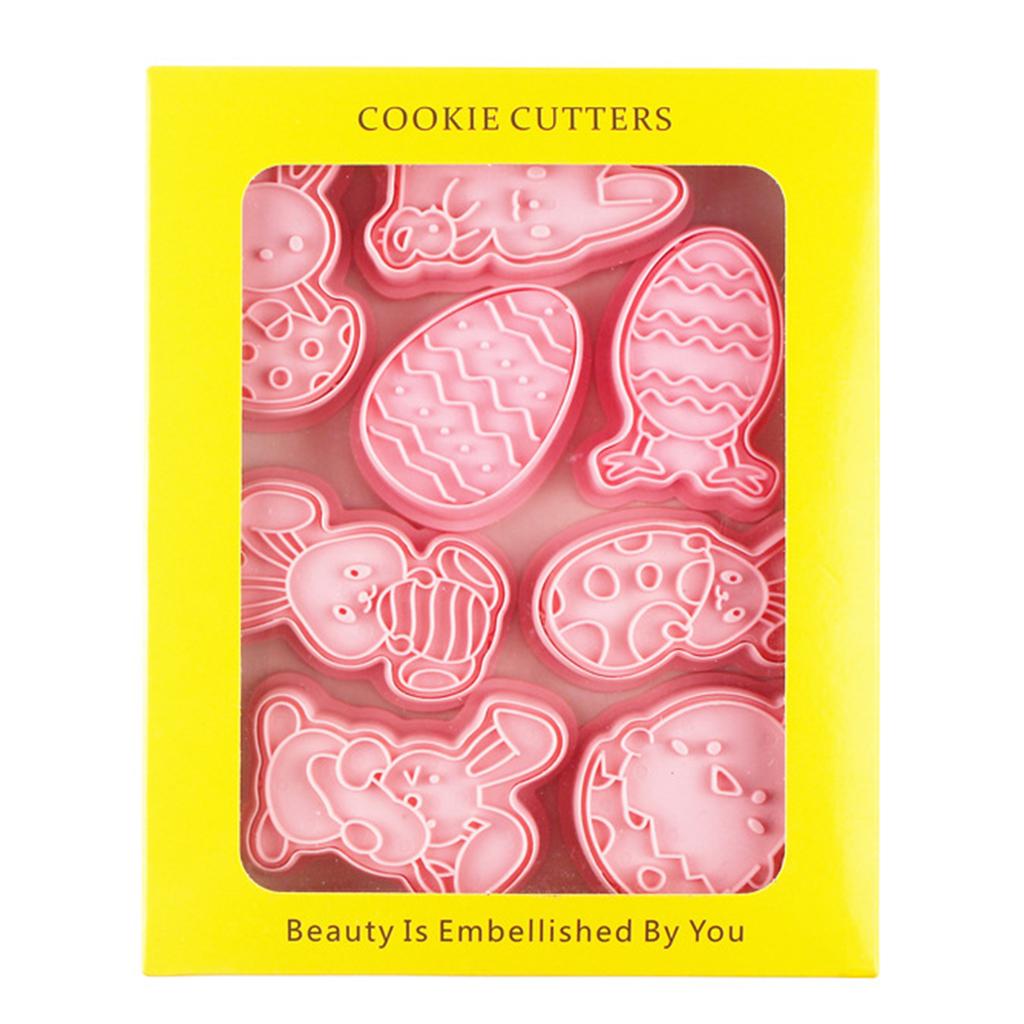 3D Easter Cookie Stencils Multipurpose Reusable DIY Fondant Cake Candy Cookie Cutter Practical Kitchen Baking Gadgets