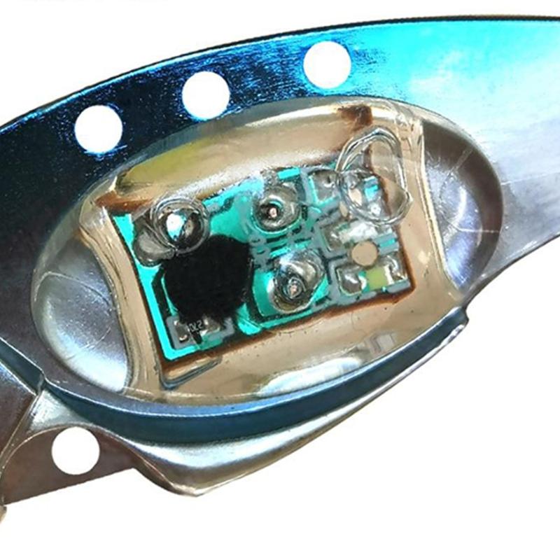 Glowing Metal Electronic Fishing for Night Fishing Design In Low Light