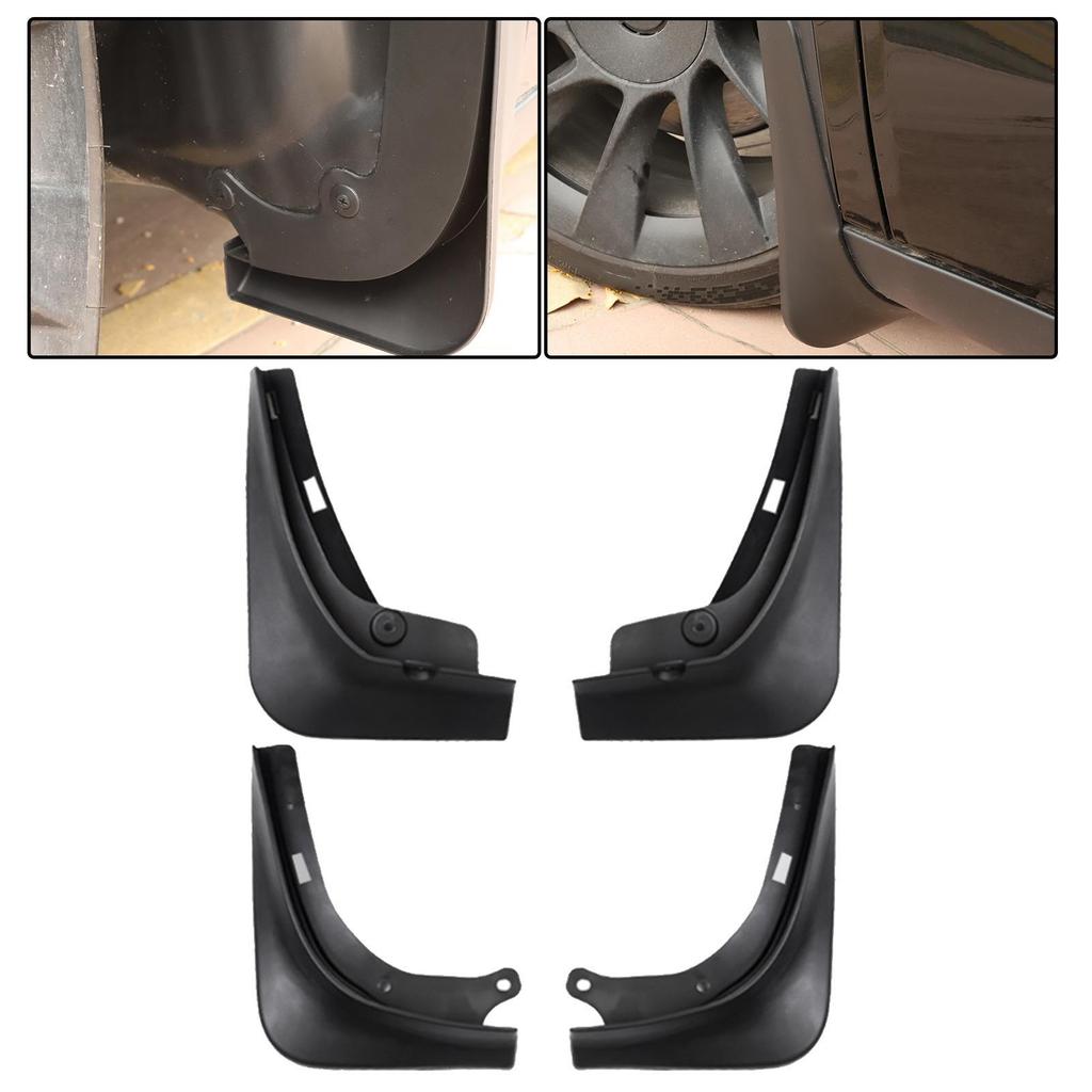 4Pcs Car Wheel Flaps Mudflaps for Model Y No Drilling Required