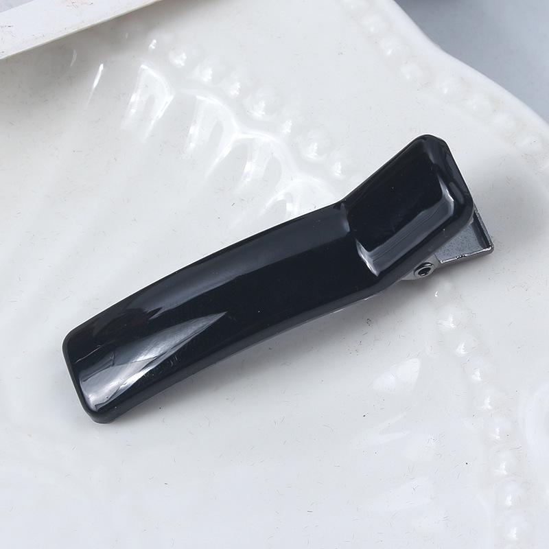 Elegant Acetate Rectangular Hair Clip for Women - Simple Updo Headdress