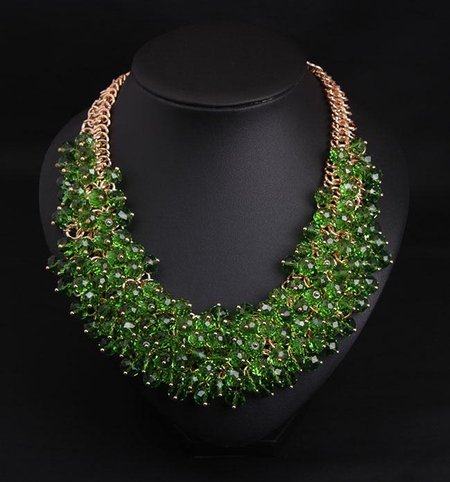 Handcrafted Crystal Multi-layer Clavicle Necklace - Women's Bold Fashion Jewelry