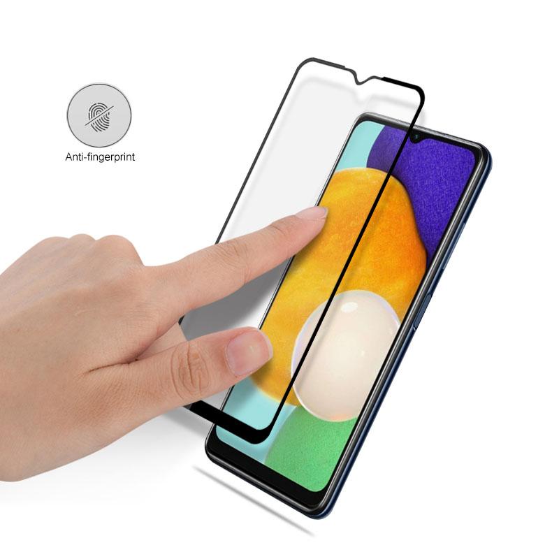 MOCOLO Silk Print Full Glue Arc Design Waterproof Ultra Clear Tempered Glass Full Coverage Screen Protector for Samsung Galaxy A13 5G