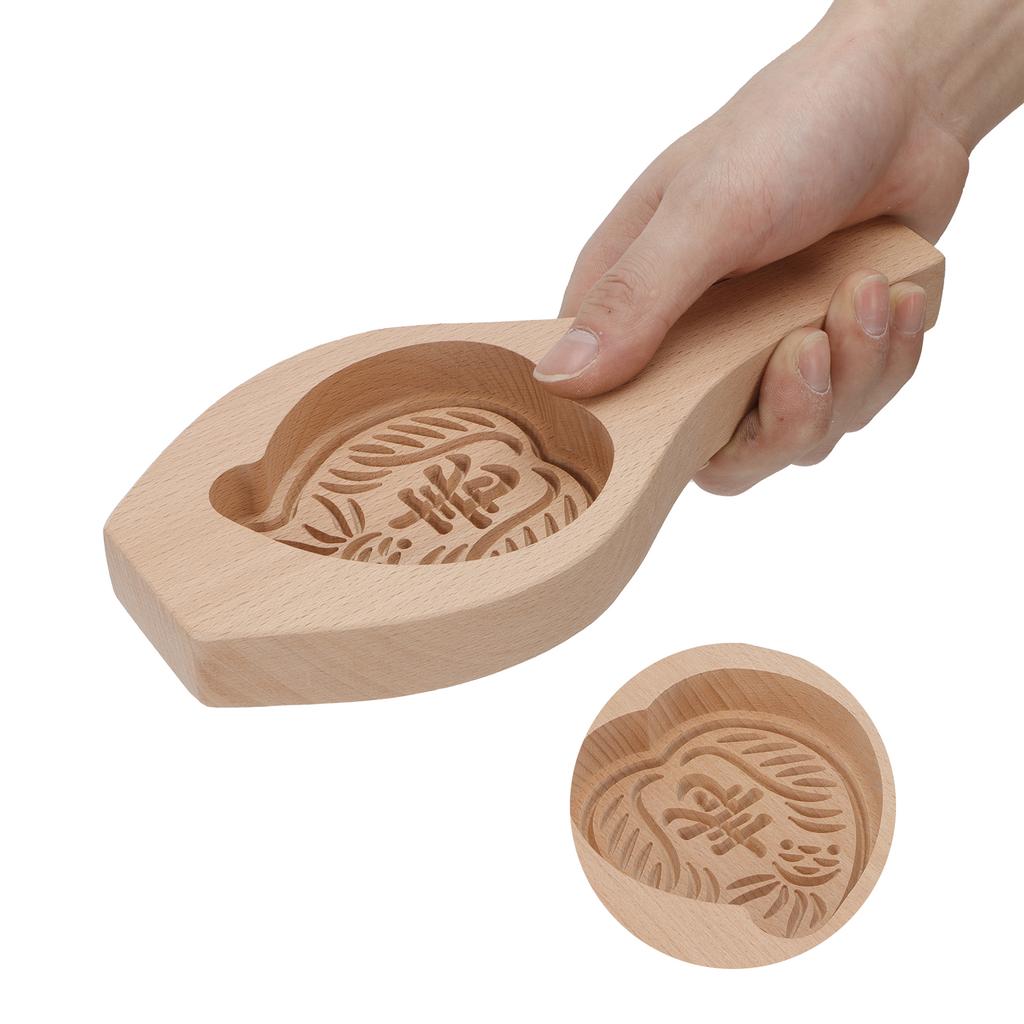 Wood Mooncake Mold DIY Cookies Fondant Cake Baking Mold Kitchen Decoration Tools