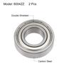 uxcell 6004ZZ Z2 Deep Groove Ball Bearings, 0.8 x 1.7 x 0.5 inches (20