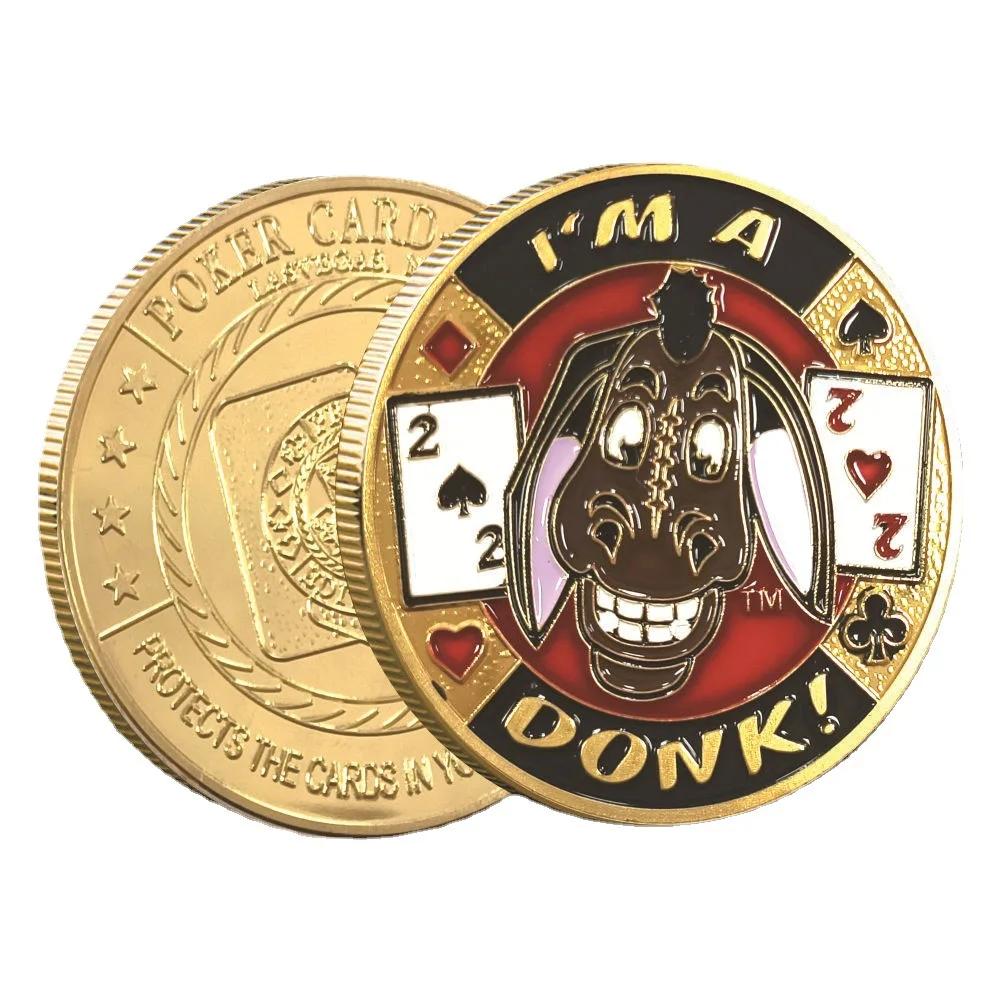 Welcome To Nevada Las Vegas Poker Chip Angel Casino Challenge Gold Coin Lucky Souvenir Personalized Token Coin Collection Gift