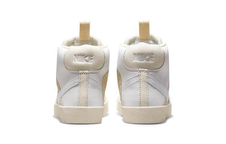 Nike Blazer '77 SE D Mid Top Kids' Skateboarding Shoes Beige Children Aged 3 7 Years Old DQ6085-100