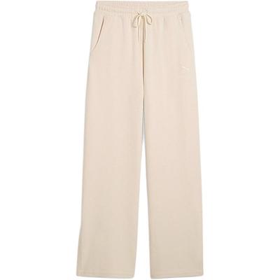 Fashionable Straight Leg Breathable Versatile Knitted Sports Pants Women Bottoms Off-White 687717-87