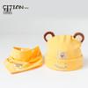 Unisex Bear Baby Hat for 0-6 Months - Cute and Adorable Newborn Cap for Spring and Autumn