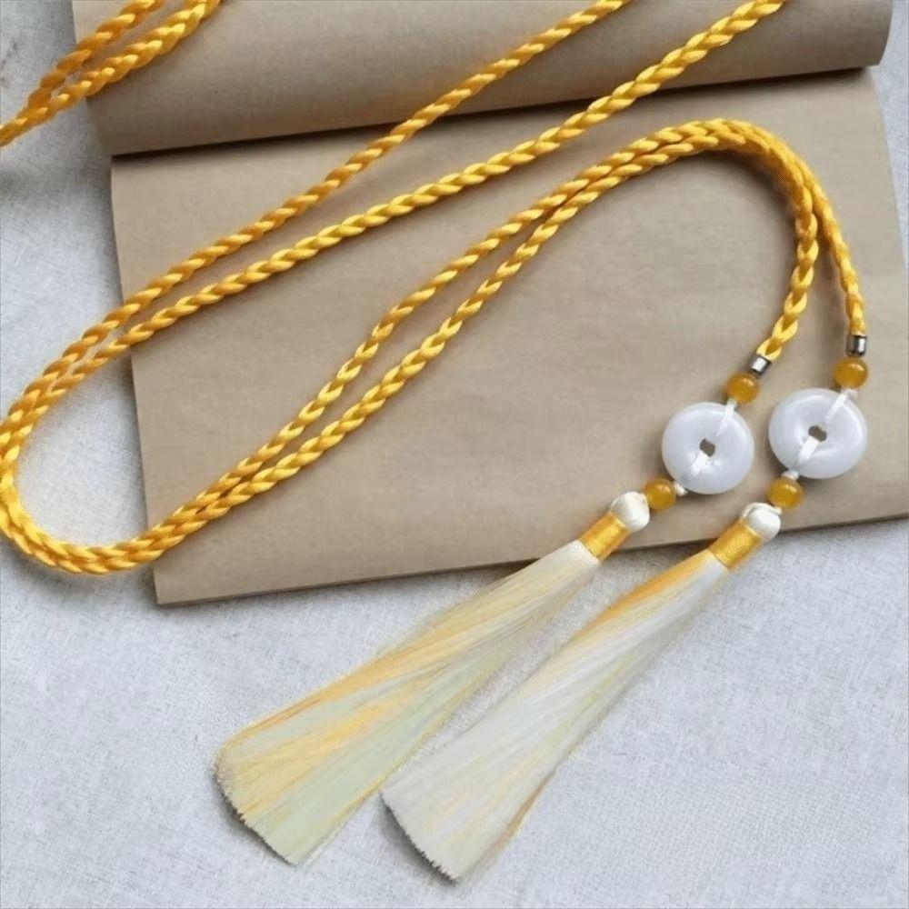 Chinese Style Waist Rope Pendant Tassel Waist Cord Retro Thin Belt  Hanfu Accessories
