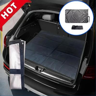 Universal Waterproof Polyester Fiber Cargo Mat, Waterproof Cargo Liner Portable Dustproof Luggage Liner Pet Mat for Car SUV Trun
