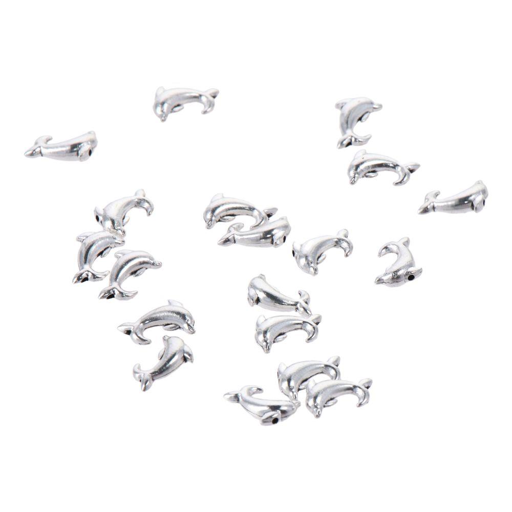 Alloy Dolphins Charms Silver Tibetan Vintage Dolphin Charm  Handmade Crafts Lovers