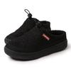Harvard Shoes Adam Winter Fur Thermal Slip-Ons Winter Boots Daily Fur Sneakers Camping Loafers Black