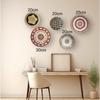 3/4/7pcs Bohemian Style Wall Basket Set Hanging Wall Basket Decoration Bohemian Style Wall Decoration Environmental Round Art