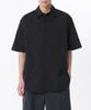[Cooltandard] Relaxed Nylon Short Sleeve Shirt [Black]