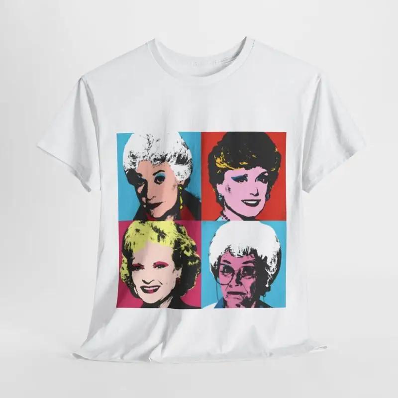 T Shirt Golden Sleeve For Men Warhol Girl Girls Women Boy Family Friend Uni