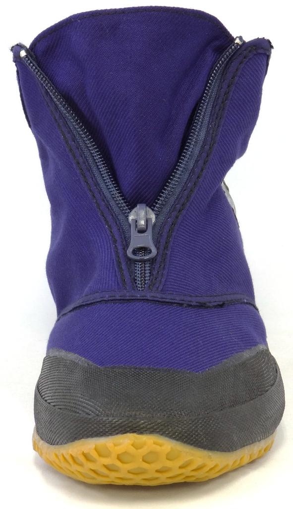 Rikioh Tabic II Work Boots with Zipper, Navy Blue, Size 26.0cm, TVCII ZB