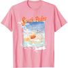 South Padre Island Texas Summer Vibe Sunset Palm Tree T-Shirt