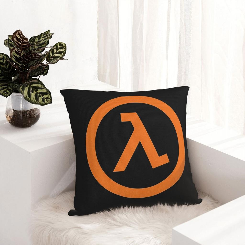 Half Life Lambda Square Pillowcase Cushion Cover Pillow Case Throw Pillow Cover For Home Sofa Living Room