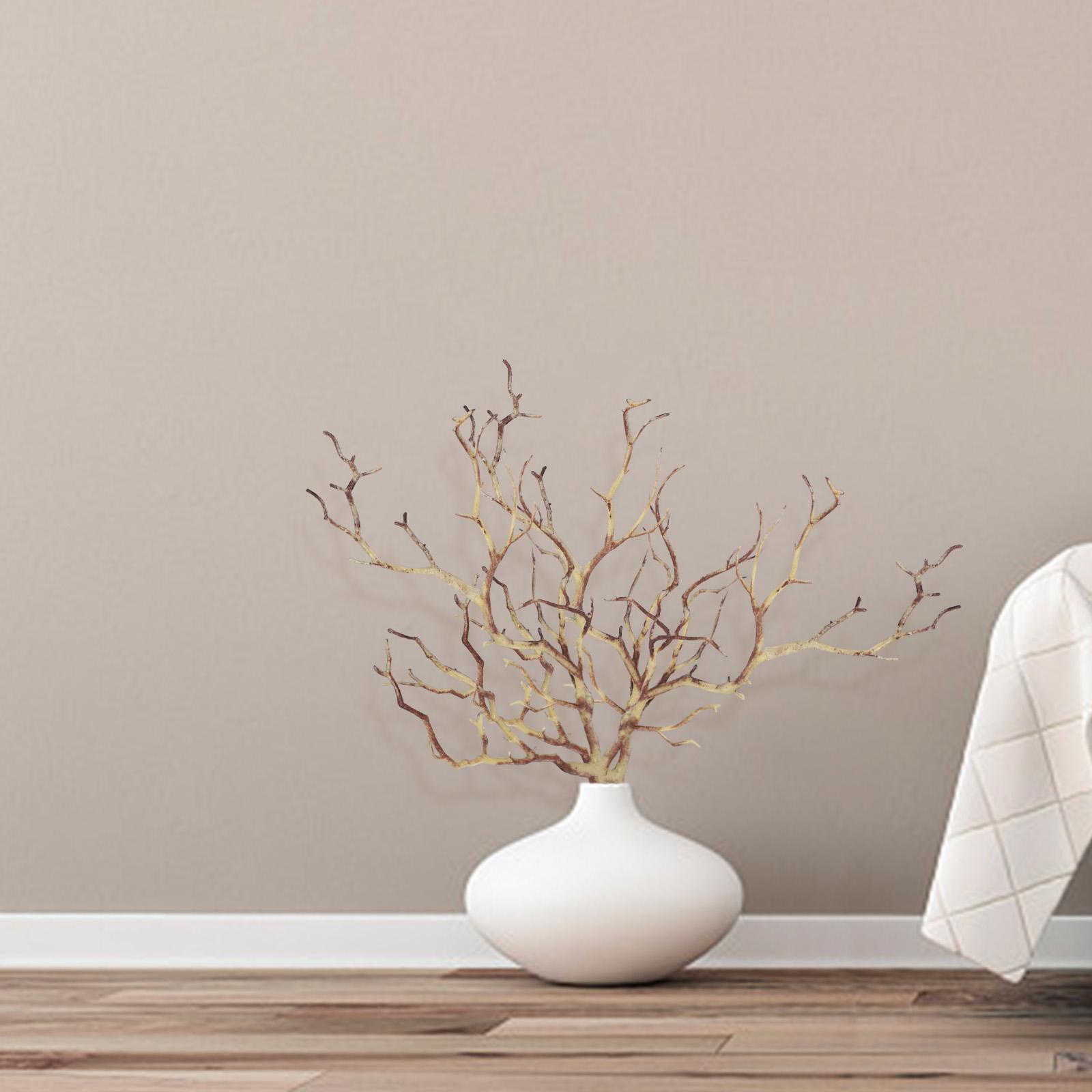 Artificial Tree Branches DIY Halloween Decorations Unique Visual Effect B008 Coffee